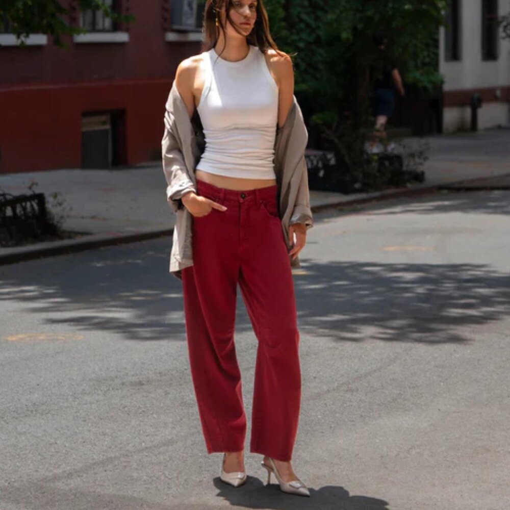 Edyson Jack High Rise Slouchy Barrel Jeans 25